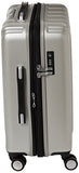 Delsey Paris Luggage 25 inch Expandable Spinner Suitcase Hardsided with Lock Hard Case, Silver