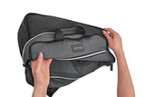 Biaggi Luggage Biaggi Flippables-Reversible Laptop/Tech Bag As As Seen on Shark Tank Gray 17-Inch