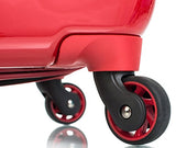 Heys Xcase 2G Azure Blue 21" Carry-On Spinner Luggage, 100% Polycarbonate