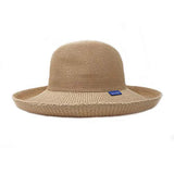 Wallaroo Hat Company Women’s Victoria Sun Hat – Tan – Ultra-Lightweight, Packable, Modern Style, Designed in Australia.