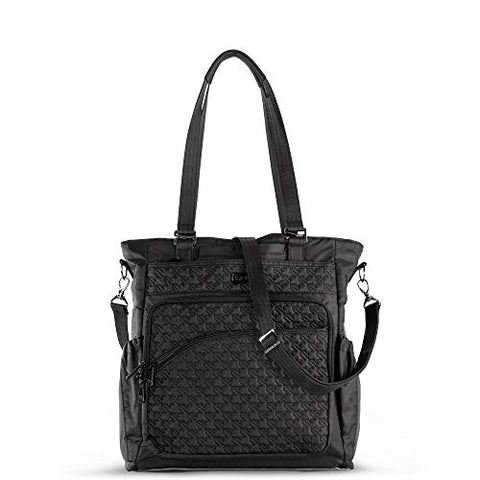 Lug Women's Ace 2 Convertible Travel Tote, Shimmer Black, One Size