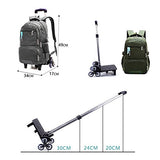 Fanci Waterproof Elementary Trolley Rolling School Backpack Book Bag for Boys Middle High Wheeled