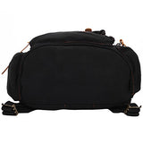 Berchirly Casual Unisex Vintage Canvas Laptop Backpack Rucksack Travel Bookbag Black