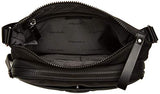 Calvin Klein Lane Nylon North/South Messenger Crossbody, black/silver