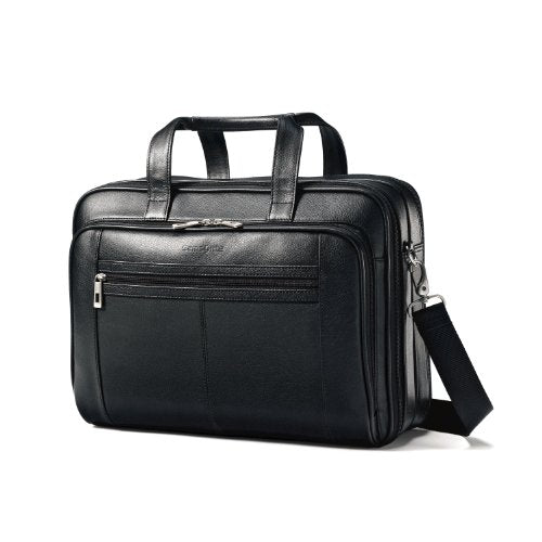 Samsonite Leather Checkpoint Friendly Case Black