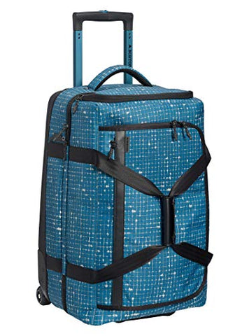 Burton Wheelie Cargo 65L Travel Bag, Blue Sapphire Ripstop Texture Print