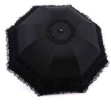 Wendin Travel Umbrella olding UV Resistance Princess Lace Parasol Umbrella Sun Umbrella For Women Girls