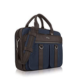 Solo Mercer 15.6" Laptop Briefcase, Blue, One Size