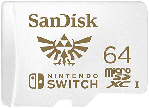 SanDisk 64GB MicroSDXC UHS-I Card for Nintendo Switch - SDSQXAT-064G-GNCZN
