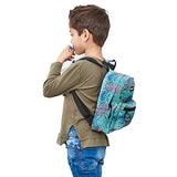 Vibedration Mini Backpack | Casual Lightweight Daypack Purse for Women, Girls, Boys, Men | Festival Fashion, Rave & Travel Accessories (Boho Forest)