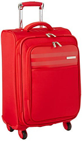 Calvin Klein Greenwich 2.0 21 Inch Upright Carry-On Suitcase, Red, One Size