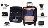 Genius Pack G3 22" Carry On Spinner Luggage - Smart, Organized, Lightweight Suitcase (Titanium)