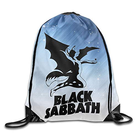 GBMVN Black Sabbath Devil Logo Unisex Drawstring Gym Sack Sport Bag