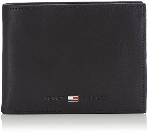 Tommy Hilfiger Unisex - Adults Johnson Cc And Coin Pocket Purse, black, size OS