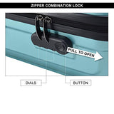 Durable 3 Piece Luggage Sets,BestComfort 8 Spinner Wheels Carry on Suitcase with Combination Lock