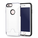 iPhone 6S Plus Case,AutumnFall Hybrid Protective Shockproof Hard Armor Place Cards Case Cover