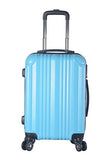 3-Piece Hardside Spinner Expandable Suitcase Set #951 (Sky Blue)
