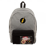 DC Comics The FLASH Grey DIY PATCHES Backpack BAG