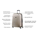 Titan Xenon Large 29'' Hardside Spinner Luggage, Champagne