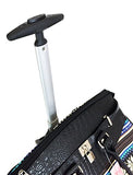 Trendy Flyer Computer/Laptop Rolling Bag 2 Wheel Case Tribal Blue
