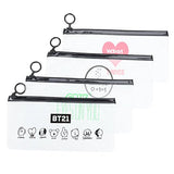 Bosunshine 2018 New TWICE GOT7 WANNAONE Cosmetic Bags Makeup Bag Pencils Bags Travel Toiletry Pouch