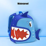 NOHOO Toddler Backpack Kids Backpack Cute Animal Schoolbag Waterproof Ocean Backpack for Baby Boys Girls Age 3 to 6 (Big Mouth Fish)