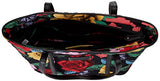 Vera Bradley Small Trimmed Vera, Havana Rose Black