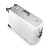 Zero Halliburton Classic Aluminum 2.0 28" 4 Wheel Spinner Travel Case (Silver)