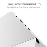 ASUS T102HA-C4-WH Transformer Book 10.1" 2 in 1 Touchscreen Laptop, Intel Quad-Core, White, Pen and