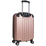 Kenneth Cole Reaction Reverb 20" Hardside Expandable 8-Wheel Spinner Carry-on Luggage, Rose Gold