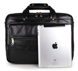 Crossbody Bag, Berchirly Genuine Leather Tote Briefcase Shoulder Laptop Bag