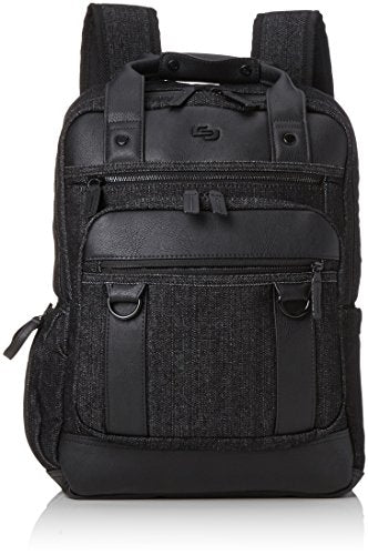 Solo Crosby 15.6 Inch Laptop Backpack with Padded Compartment, Black