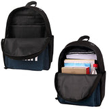 Freewander Canvas Book Bag Cute Wolf Personalized Junior High School Backpack