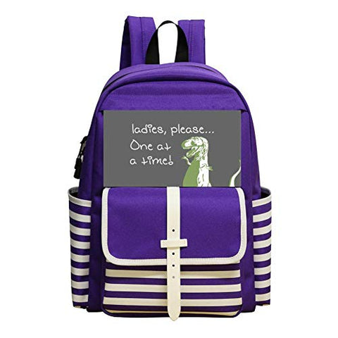 School Backpacks Ladies Please Purple Kid Shoulder Bags