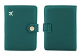 Zoppen Rfid Blocking Travel Passport Holder Cover Slim Id Card Case (#25 Teal Green)