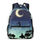 Sai-Lor Mo-On Backpack Travel College School Daypack Bookbag Casual Sports Backpack Laptop Backpack For Women Men