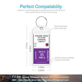 Cruise Luggage Tags Jollyants Wide Luggage Etag Holders 2019 Zip Seal & Colorful Steel Loop- Clear Thick Reusable(5 tags)