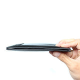 Carbon Fiber RFID Blocking Anti-Theft Passport Wallet w/Removable Chain