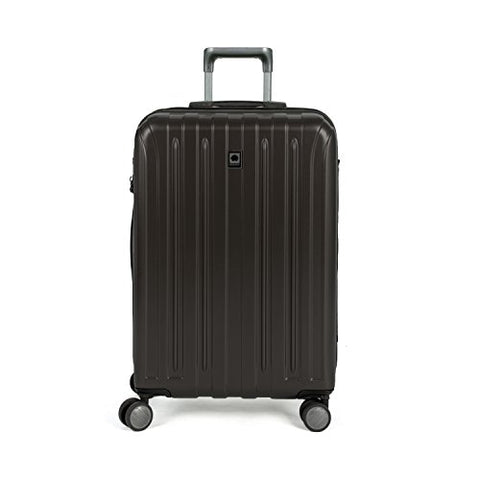 Delsey Luggage Helium Titanium 25" Exp. Spinner Trolley, Black