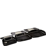 Mancini Leather Goods Pack'Em In Travel Packing Cubes (Black)