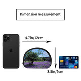 Oxford Cloth Landscape Purple Flowers Sky TRE Coin Purse Small Zipper Wallet Bag Change Pouch Mini Cosmetic Makeup Bags Organizer Multipurpose Pouches