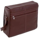 Siamod 45356 San Francesco Napa Cashmere Leather Messenger Bag (Cherry Red)