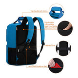 Gonex 35L Travel Backpack, Durable & Water-Repellent Oversized Backpack with Multiple Pockets for Travel, Hiking,Camping Cobalt Blue