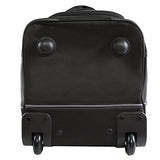 Perry Ellis Men'S 24" Lightweight Rolling A324 Duffel Bag, Black/Grey, One Size