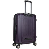 Kenneth Cole Reaction Renegade 24" Hardside Expandable 8-Wheel Spinner Checked Luggage, Deep Purple