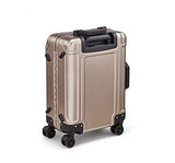 Zero Halliburton Geo Aluminum 3.0 Carry On 4-Wheel Spinner Luggage in Silver