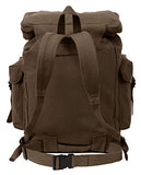 Rothco Canvas European Style Rucksack (Earth Brown)