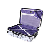 HALINA Valerie Aubergine 3 Piece Set Luggage, Multicolor