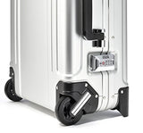 Zero Halliburton Geo Aluminum Carry-on 2 Wheel Travel Case (BLACK)