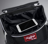 Rawlings R500 Series Baseball/Softball Backpack, Black